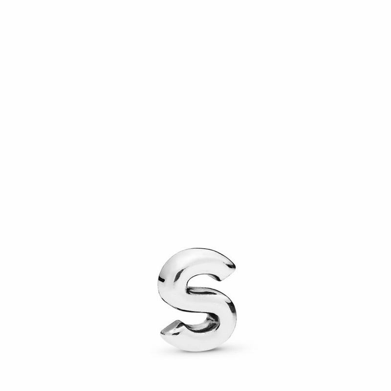 Pandora Letter S Petite Locket Charm Ireland - Sterling Silver - 240739OVB